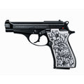 Beretta 81 / 84 acrylic grips - White with Eagle Head