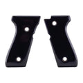 Beretta 92 / M9 acrylic grips – Black – handcrafted in Türkiye