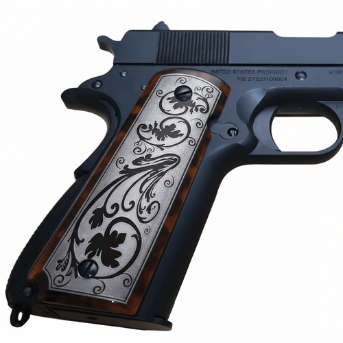 Colt 1911 Acrylic Pistol Grips - Enhanced Design - Salvatoregrips