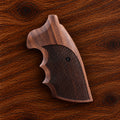 Colt Python dark walnut target grip with full diamond checkered panel – fits 2021+ Colt Anaconda