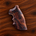 Colt Python smooth burl walnut target grip with swirling figure – fits 2021+ Colt Anaconda