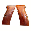 CZ 75 grips – Red Patterned Walnut – CZ 75 Compact – handcrafted in Türkiye