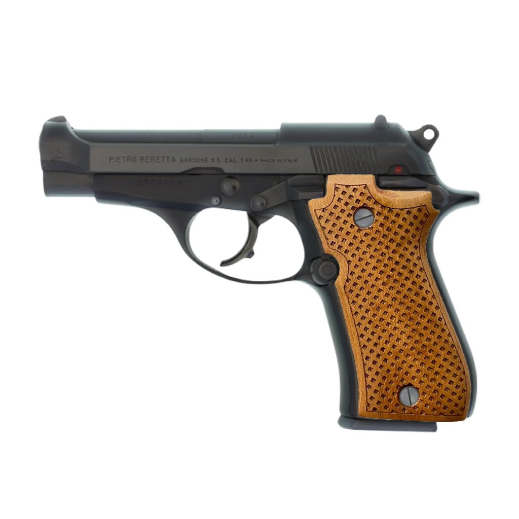 Salvatore Beretta 81/84 Walnut Wood Grips - Premium Handcrafted Pistol Grips (10 Variants Available) - Salvatoregrips