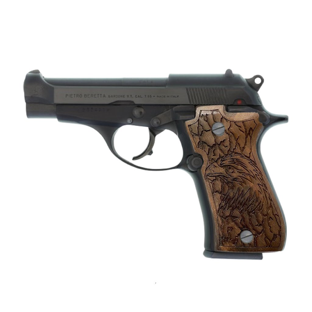 Salvatore Beretta 81/84 Walnut Wood Grips - Premium Handcrafted Pistol Grips (10 Variants Available) - Salvatoregrips