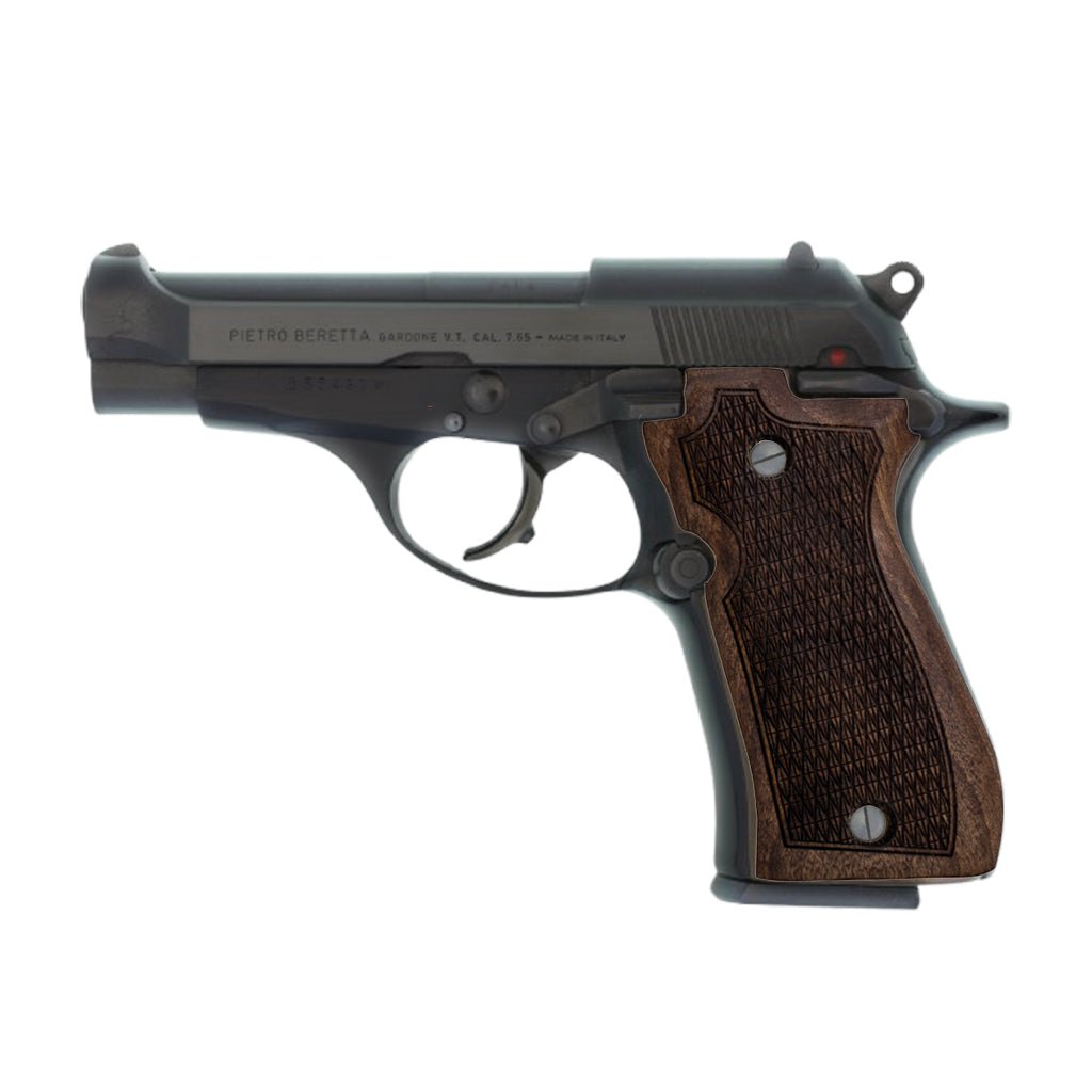Salvatore Beretta 81/84 Walnut Wood Grips - Premium Handcrafted Pistol Grips (10 Variants Available) - Salvatoregrips