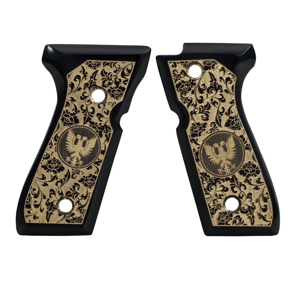 Salvatore Beretta 92/96/98/M9 Full Size Acrylic Grips - Premium Handcrafted Pistol Grips (7 Variants Available) -