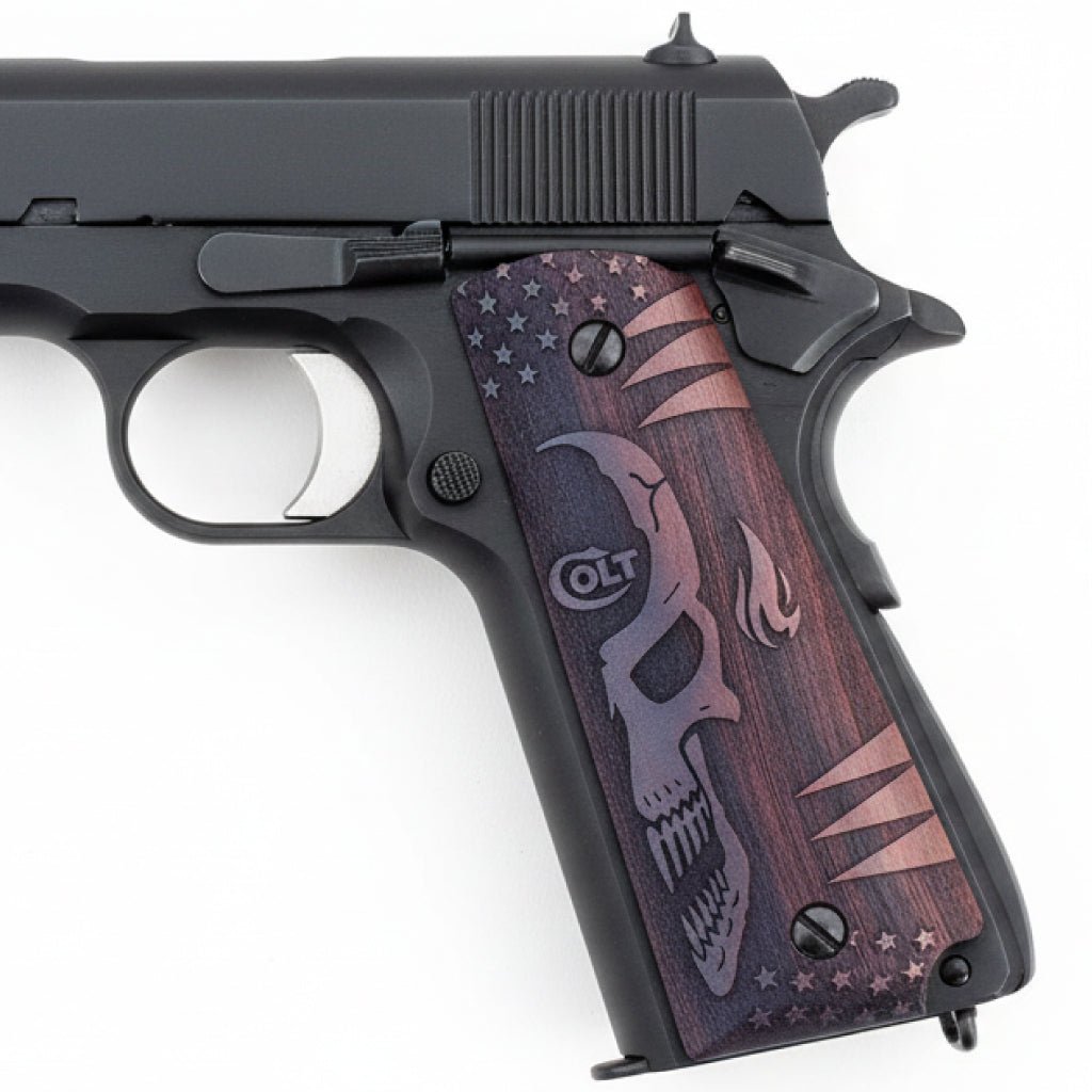 Salvatore Colt 1911 Grips - Exquisite Walnut Wood Grips - Salvatoregrips