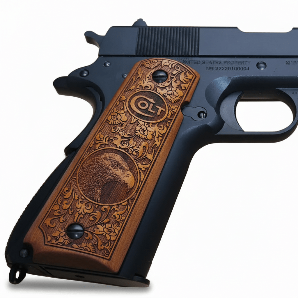 Salvatore Colt 1911 Walnut Wood Grips - Premium Pistol Grip - Salvatoregrips