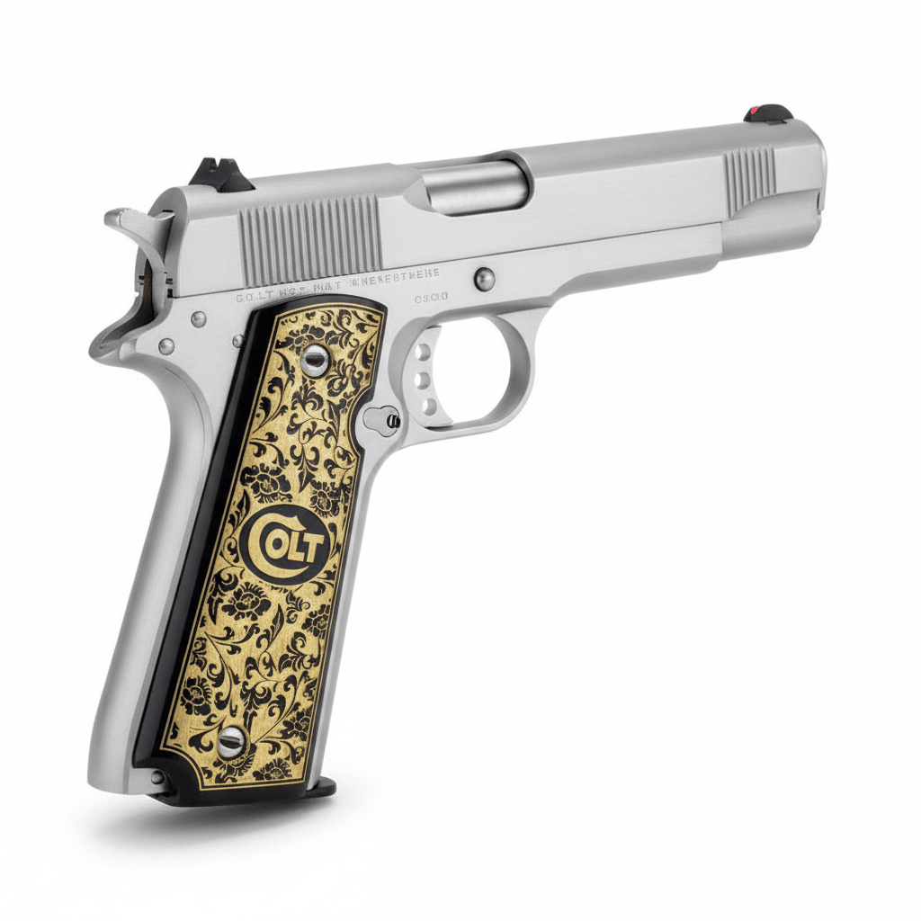 Salvatore Handcrafted Colt Grips - Acrylic 1911 Pistol Grips - Salvatoregrips