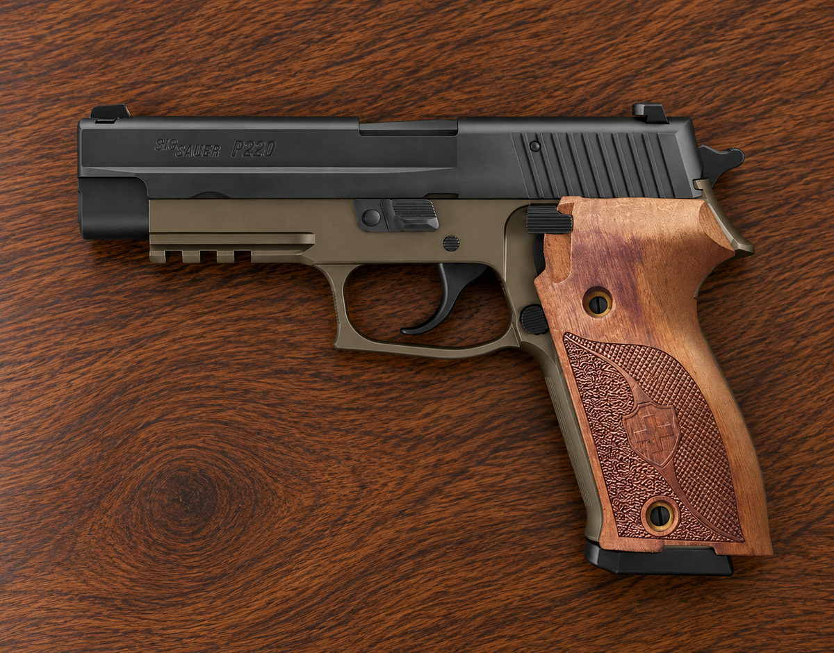 Sig Sauer P220 walnut grips - Shield