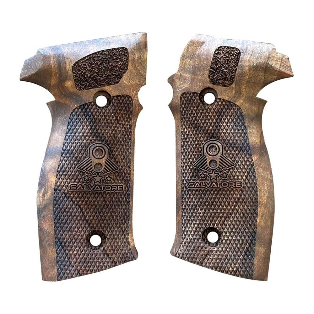 Sig Sauer P226 grips – Textured with Engraved Logo – handcrafted in Türkiye