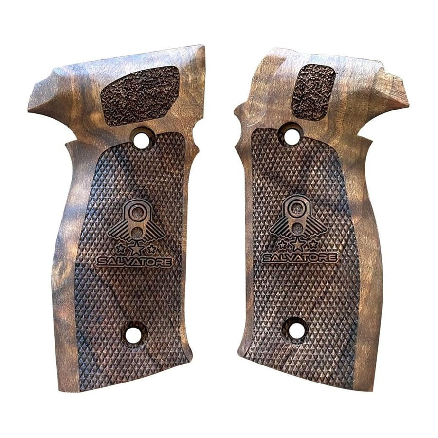 Sig Sauer P226 grips – Textured with Engraved Logo – handcrafted in Türkiye