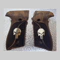 Sig Sauer P229 grips – Silver Skull – handcrafted in Türkiye