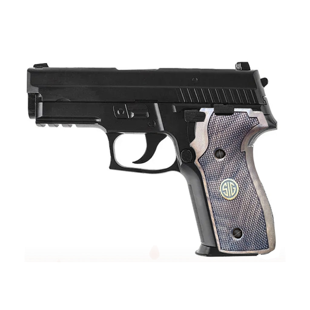 Sig Sauer P229 -kahvat - Saksanpähkinäiset pistoolikahvat - Käsintehdyt räätälöidyt kahvat - Laadukkaat puiset pistoolitarvikkeet