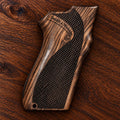 Smith & Wesson 5904 walnut grips – laser checkered – handcrafted Turkish walnut pistol grips