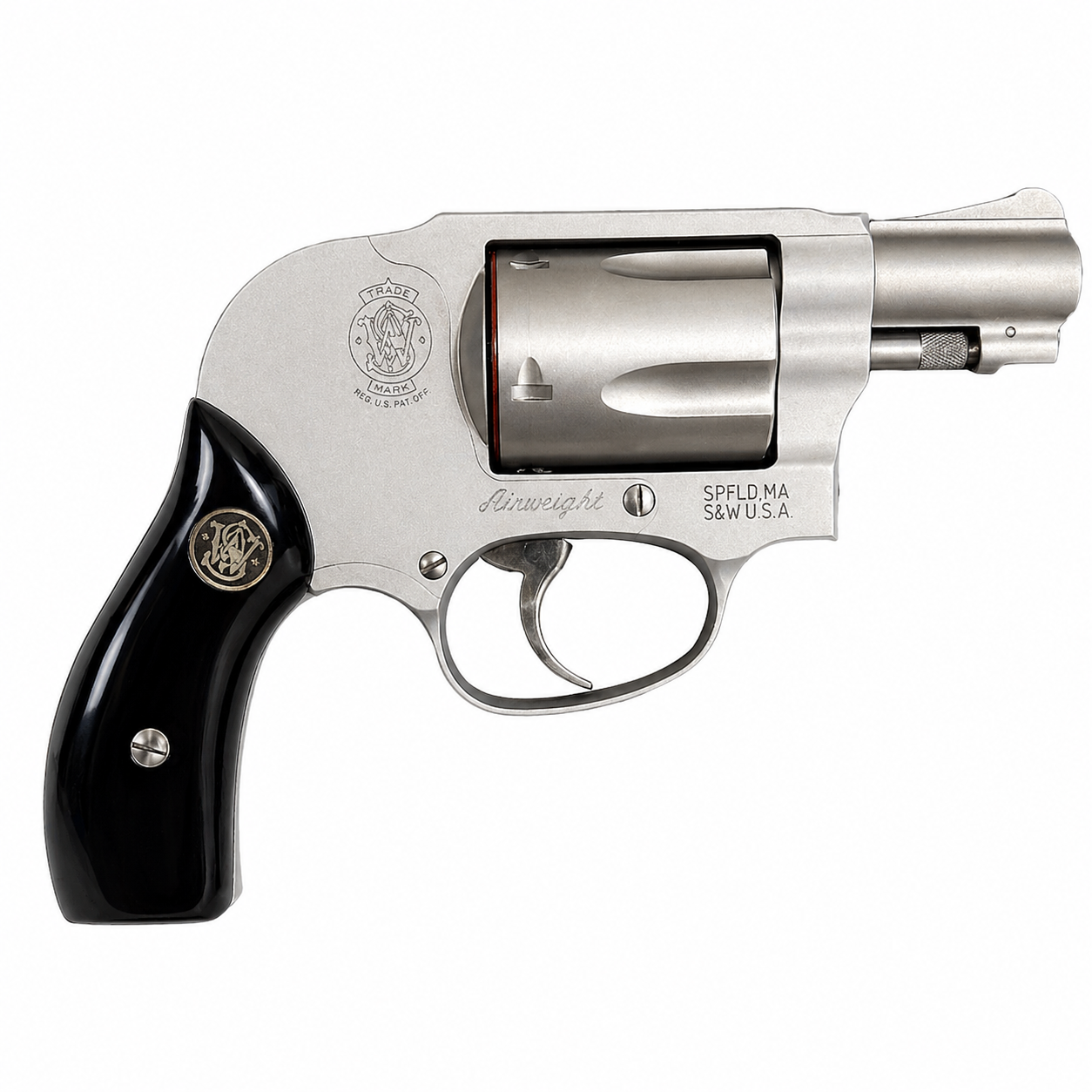 smith wesson j frame black acrylic pistol grips