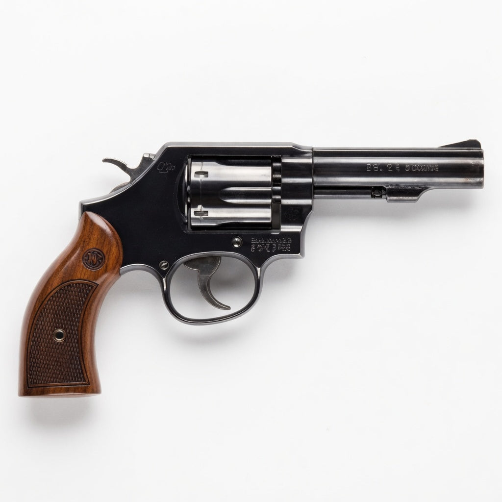 Salvatore Smith & Wesson Model 10 K-L Frame Square Butt Walnut Grips with Logo
