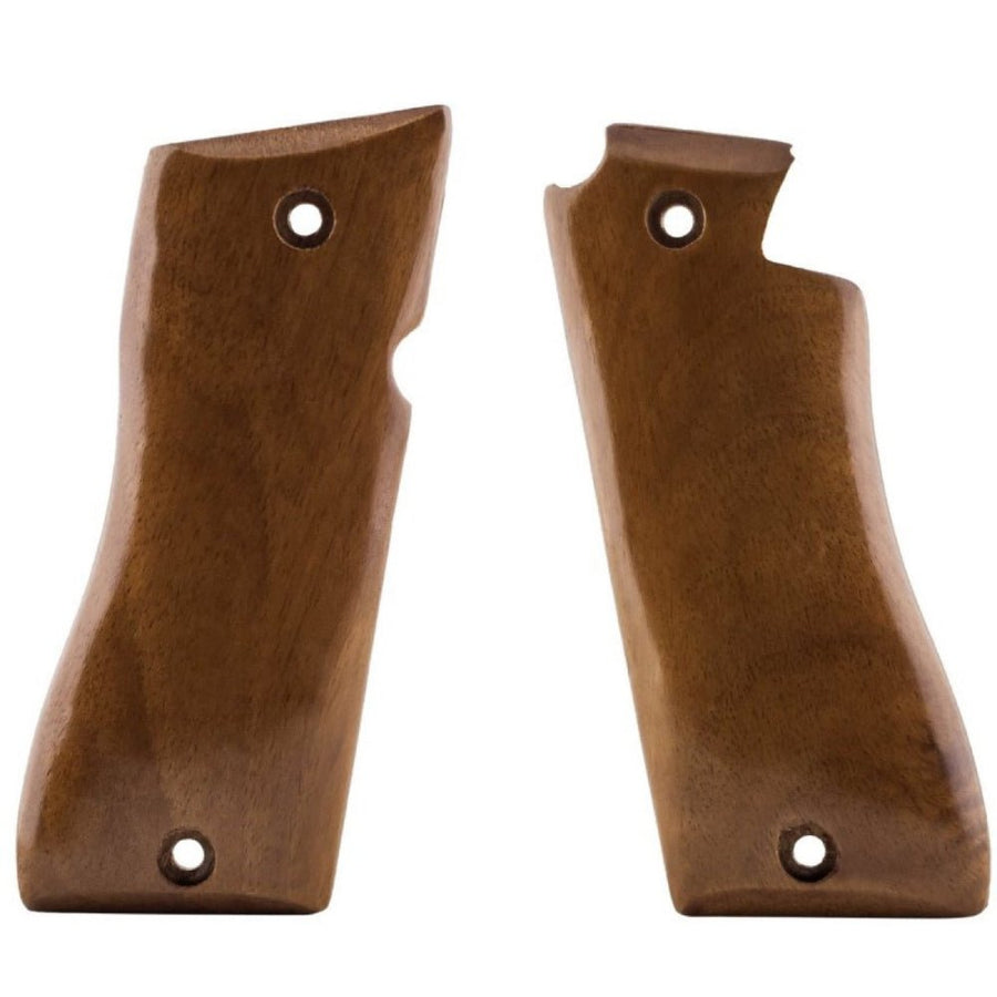Cachas Star 9mm de nogal - Nogal natural liso