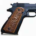 Walnut Wood Grips for Colt 1911 - Premium Pistol Grip Upgrade - Salvatoregrips